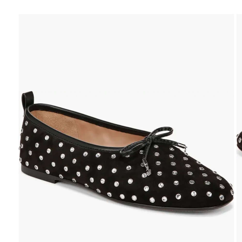 Sale🔥Like new Sam Edelman, leather and suede sparkle flat